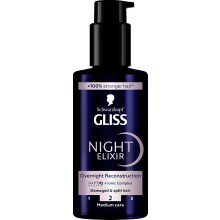 SCHWARZKOPF Gliss Overnight Reconstruction Regenererende Behandling til skadet hår 100 ml