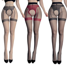 Faux dij hoge kousen panty's hoge taille-3 gemengde kleuren