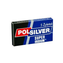 POLSILVER Super Iridium kétoldalas borotvapengék 1 csomag - 5 db.