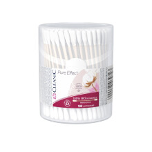 CLEANIC Pure Effect fültisztító pálcikák - 160 darab - kerek doboz