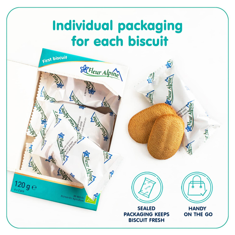 Fleur Alpine Baby Biscuits With Apple Juice - 12x2 Yummy Organic Baby ...