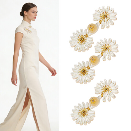 Oriental Knot Button Closure For Traditional Garment Wedding-9 1