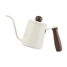 Elegant 350ml Metal Coffee Device Perfect For Home-White