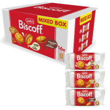 Biscoff - Sandwich Biscuits Variety Pack - 3 Flavours: Vanilla, Chocolate & Biscoff Cream - 5 Sandwich cookies per pack