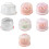 Cake Holder With Protective Cover Great For-White 6 inches 2