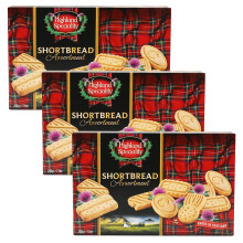 Highland Shortbread Biscuits - Traditional Scottish Short bread Fingers - Ideal Shortbread Gift in Decorative Biscuit Box