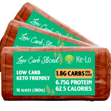 Keto-Pro Low Carb Keto Friendly Bread (3 Pack) | Keto Bread | Low Carb Bread | Low Calorie Bread Helping You Stay Fuller for Longer