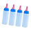 4PCS Pet Feeding Bottle With Long Spouts For-Red pacifier 250 1