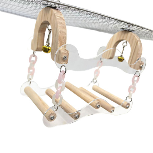 Easy To Clean Bird Resting Swing produced From Thick Acrylic For