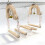 Easy To Clean Bird Resting Swing produced From Thick Acrylic For 9