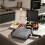 Durable Smooth Steak Cooking Pan constructed From-Light Grey 9