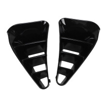 1Pair Motorcycle Saddlebag Scuff Protector Fairing Cover Trim for GL1800 2001-2011 Saddle Bag Louvered Covers
