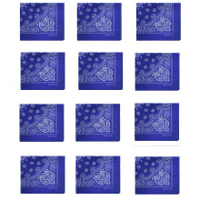 Pace of 12 Foulard guêtres à col carré pour randonnée,-Bleu roi