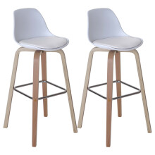 Tabouret de bar MCW-A89 (lot de 2)