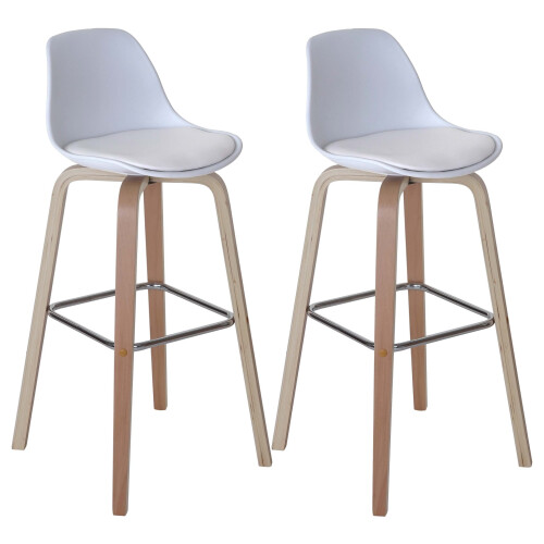 Tabouret de bar MCW-A89 (lot de 2)