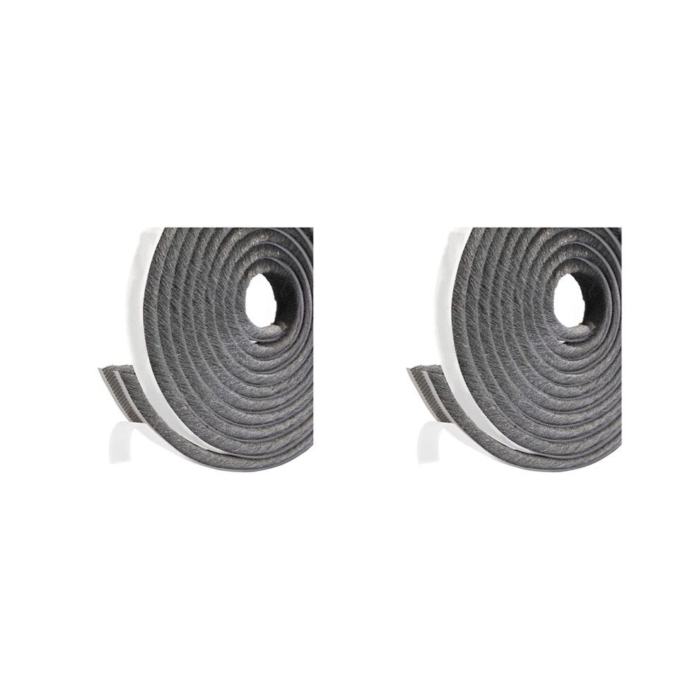 2Pcs 33Ft/10M Self Adhesive Seal Strip Weatherstrip For Windows Doors Soundproofing,Windproof,0.35 Inchx0.6 Inch 6034127425501