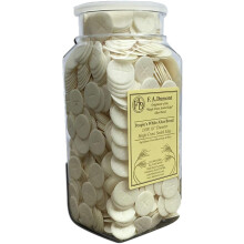 F.A. Dumont Altar Bread - 1 1/8" White - 1000 Container