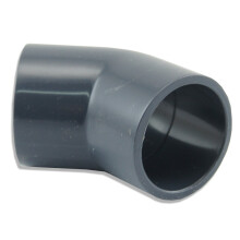 PVC-kulmakappale 45 astetta 25 mm