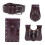 Adjustable Punk Styles Waist Pack With Multiple-Reddish brown 1