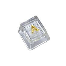 Transparents Resins Keycap With Precise Letter Shape For-A key