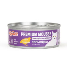 Comfy Appetit Premium Mousse Steriliseret Vagtel 85g - Kattefoder