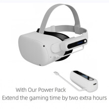 For Meta Quest 2/3/3S Power Bank 5000mAh External Battery Pack Extended Playlife Fully Compatible VR Headset Accessory