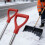 2 Type Plastic Shovel Handle Ergonomic Design-Orange1 D 28mm 8