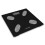 Esperanza EBS022K personal scale Electronic personal scale Square Black 1