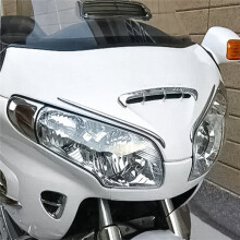 Motorcycle Headlight Fairing Eyebrows Trim for  Goldwing 1800 GL1800 2004-2011 Accessories