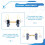 Mobile Games Controller Turnover Button Gamepad for Tablet 6 Buttons Hand Gaming Grip Triggers for 4