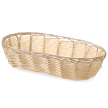Ovaler Polyrattan-Brotkorb 225x110x60mm - Hendi 426708