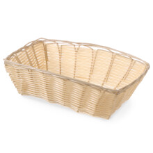 Rechteckiger Brotkorb aus Polyrattan, 225 x 150 x 65 mm - Hendi 426807