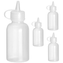 Mini saucedispenser 30 ml diameter 30 x 85 mm - sæt med 4