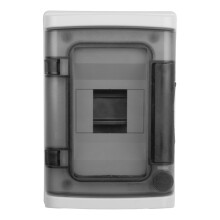 Påbygget fordelingstavle HØJDE IP65 4 moduler transparent dør 940.04 ML 1x4
