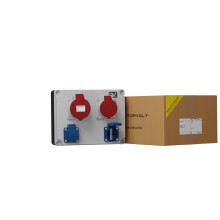 FRED 32A 16A 2x230V Schuko byggefordelingstavle Mennekes Doktorvolt 2169
