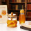 Clear Honeys Jar Shatterproof High-Vertical lines 330ml 11