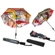 Automatisk foldbar paraply - L. Jover (dekoration under) (CARMANI)
