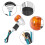 8PCs Motorcycle Turn Signals Amber Lights LED Indicator for 8