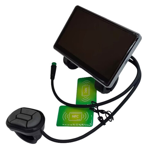 For OUXI V8 Electric Bike V5.0 US NFC Version LCD Display Upgraded Version 50km/H Dashboard Replace Accessories 1