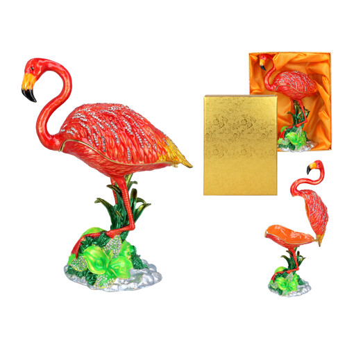 Metalkasse - flamingo