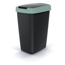 12L COMPACTA Q affaldsbeholder lysegrøn | Sort