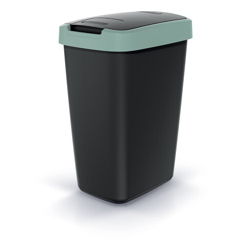 Prosperplast 12L COMPACTA Q affaldsbeholder lysegrøn | Sort