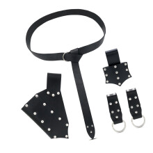 Accessoires de costumes Renaissances Vikinges, étuis de-Noir