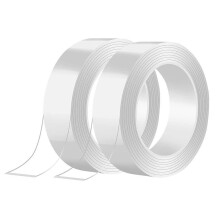 Dobbeltklæbende tape 3 cm, ikke-afsmittende, 2 stk., vaskbar