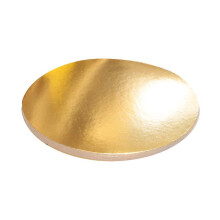 Kagefad 24 cm guld 10 stk.