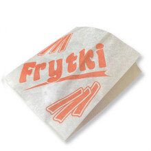 Papiremballage til folieindpakkede pommes frites 200 g 200 stk.