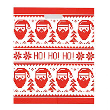 DKT indkøbspose 40x45cm Julemand HO HO HO LD 50stk