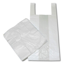 Plastikpose 28x48 HDPE hvid 10mic 200 stk.