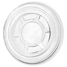 Litteä kansi ilman leikkausta PET-mukeille 78 mm 50 kpl Pacco