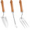 Gartengeräte-Set mit Holzgriffen, 3er-Pack 1